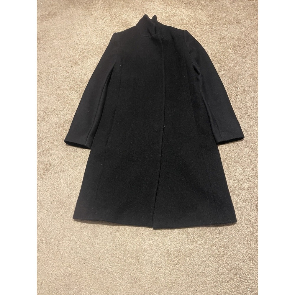 Reiss Wool Black Classic Coat Women's USA Size 4